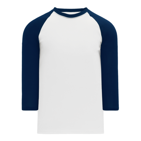 Athletic Knit 3/4 Sleeve Crew Neck Baseball Shirt (BA1846)